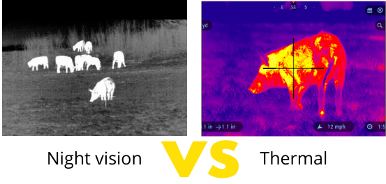 Night Vision & IR Vs. Thermal Scope