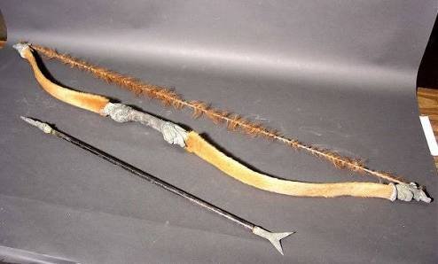 Mongolian bow and arrow