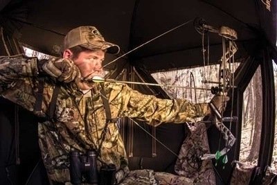 How To Shoot Out Of A Ground Blind Safely?