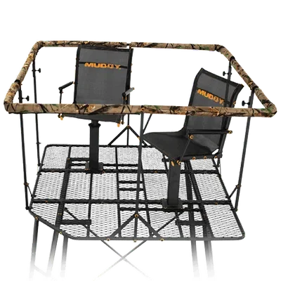 Muddy Quad Pod Double (Two Person) 12' Hunting Stand