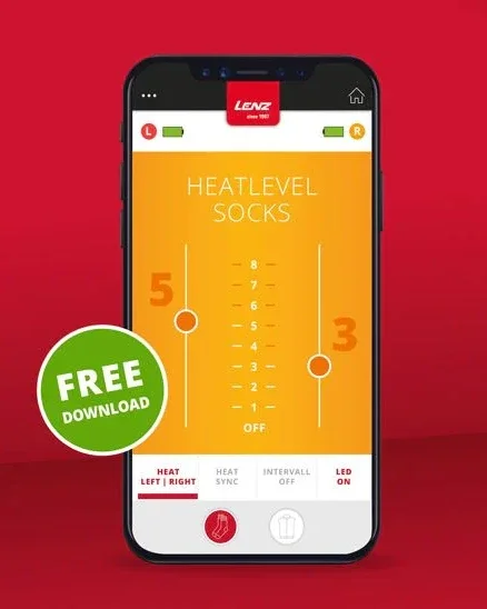 Lenz Heat Sock app